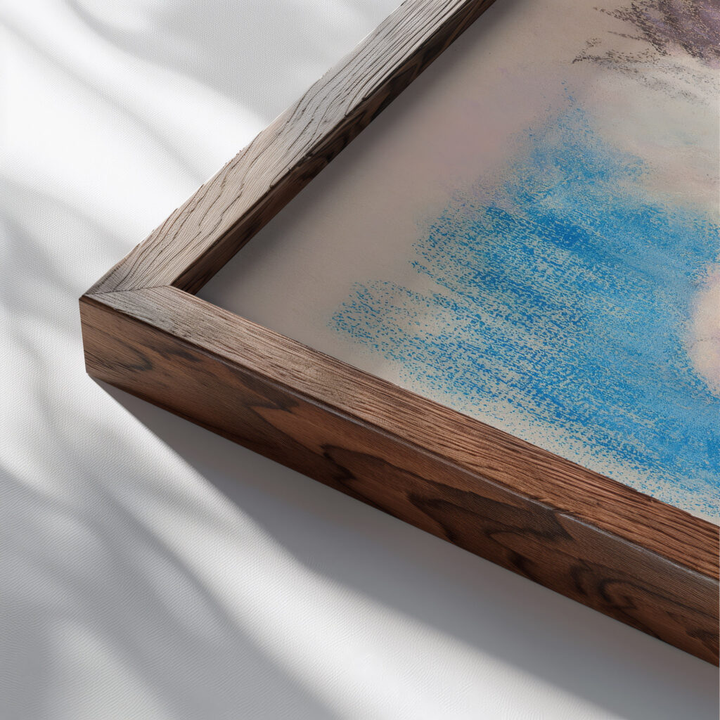 Clouds 1910 1912 Eero Jarnefelt close up dark wood mockup