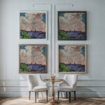 Clouds 1910 1912 Henry Lyman Sayen framed posters mockup