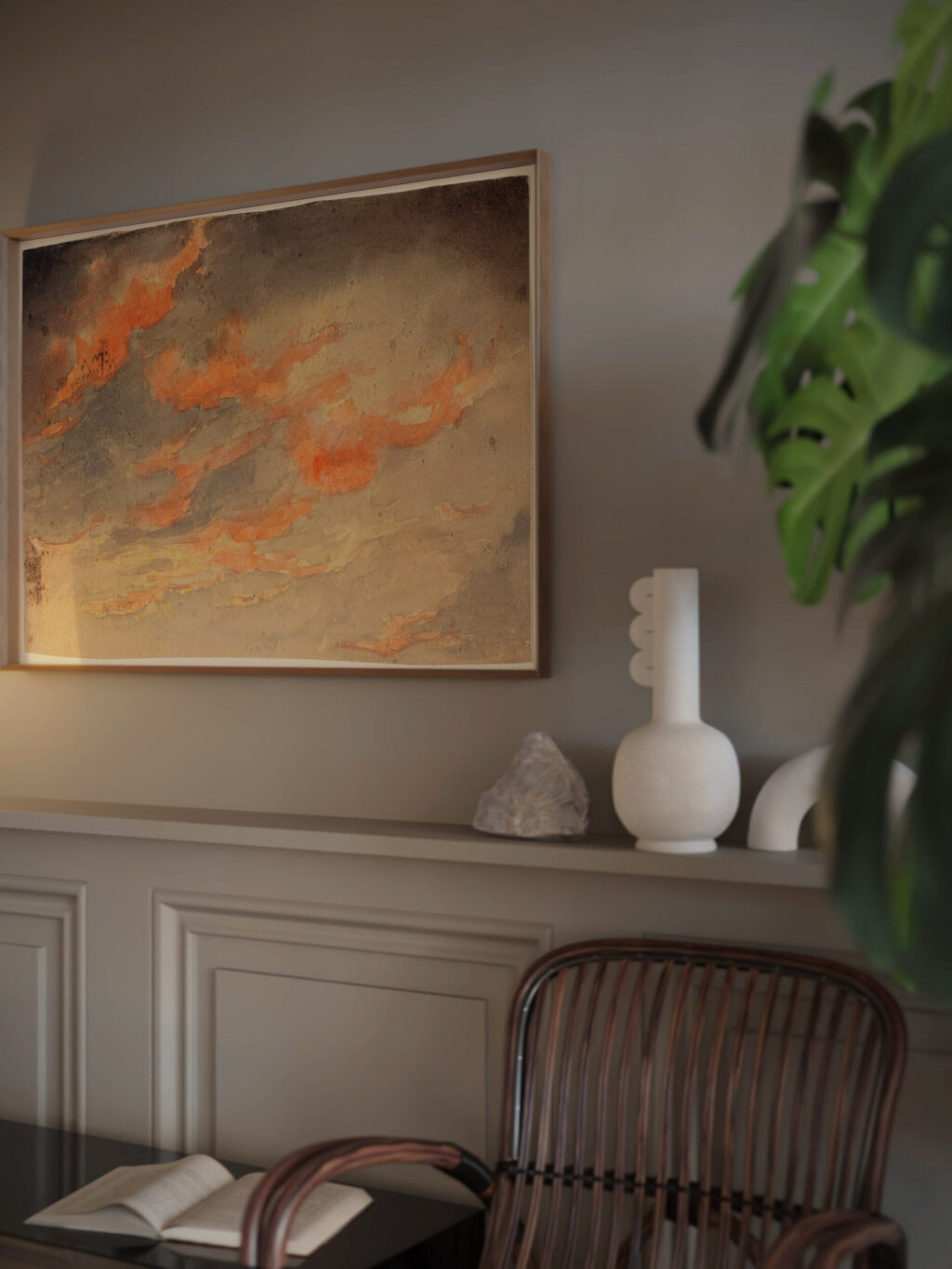 Clouds at Sunset James Hamilton Shegogue video mockup