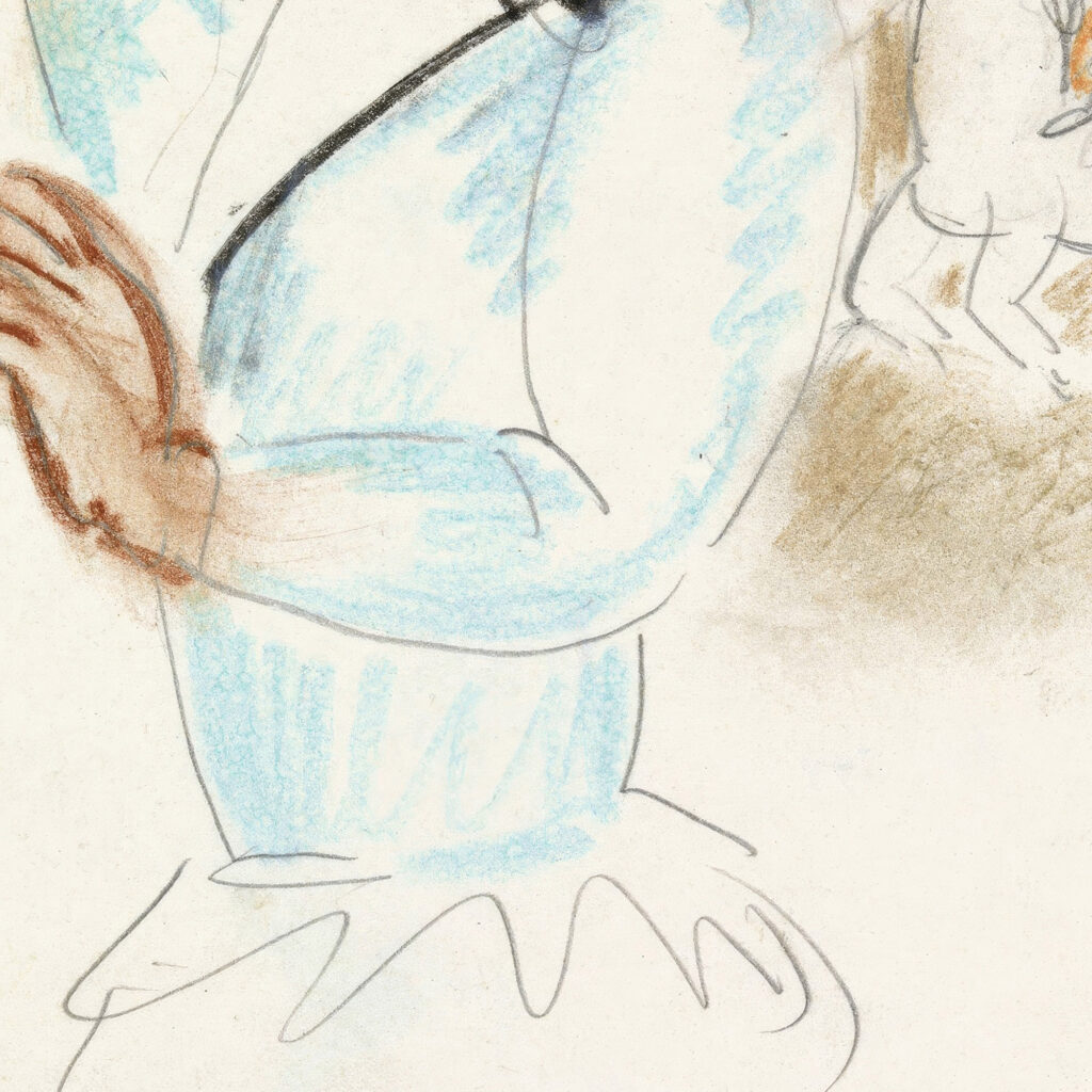 Clown en ruiter te paard 1891 Leo Gestel 8 mockup