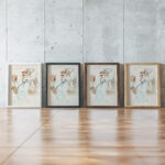 Clown en ruiter te paard 1891 Leo Gestel framed posters mockup