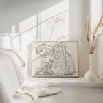 Clown met paarden act 1891 Leo Gestel 4 mockup