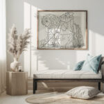 Clown met paarden act 1891 Leo Gestel 5 mockup