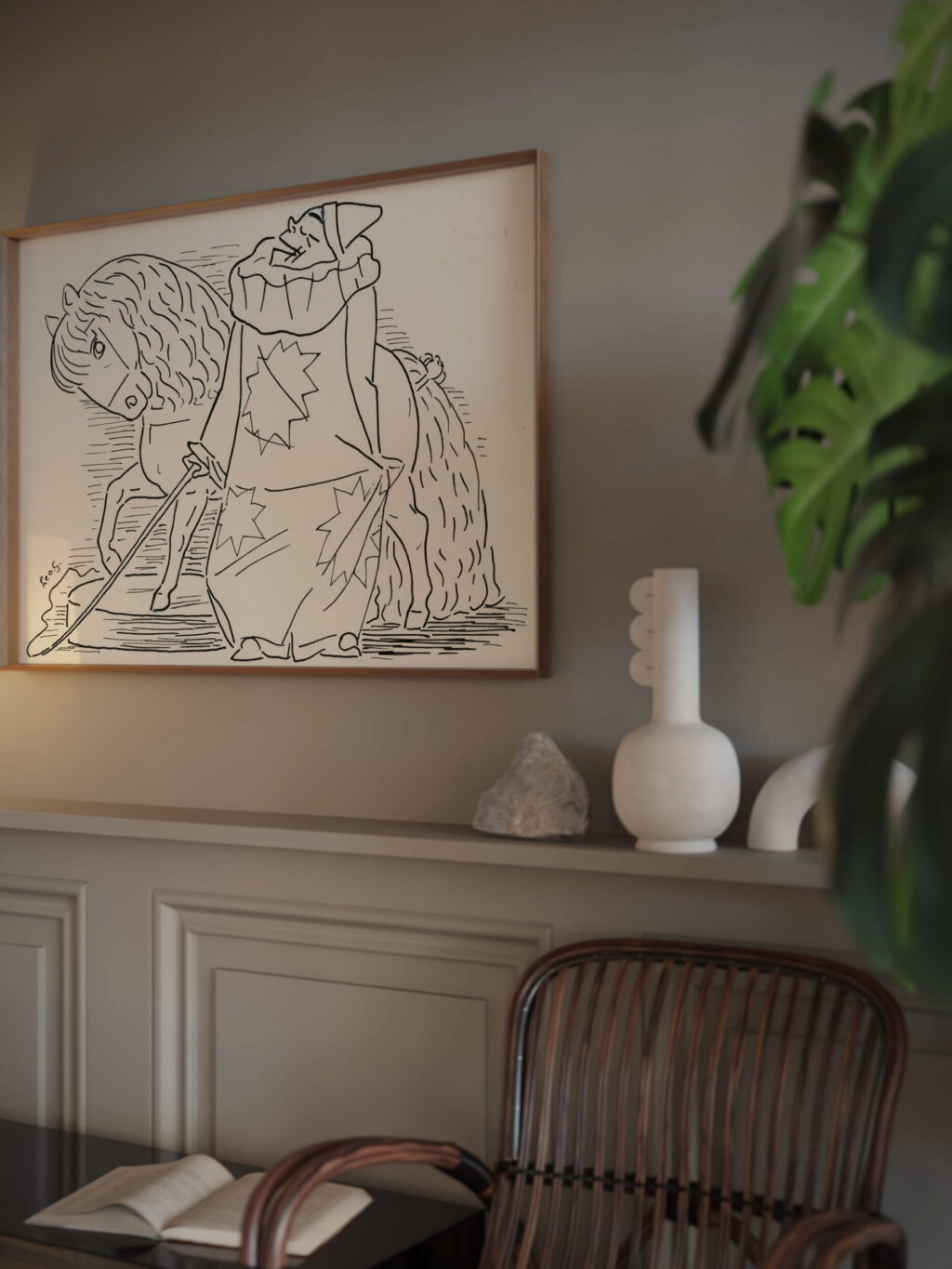 Clown met paarden act 1891 Leo Gestel video mockup