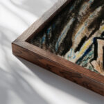 Coast Landscape Carl Fredrik Hill close up dark wood mockup