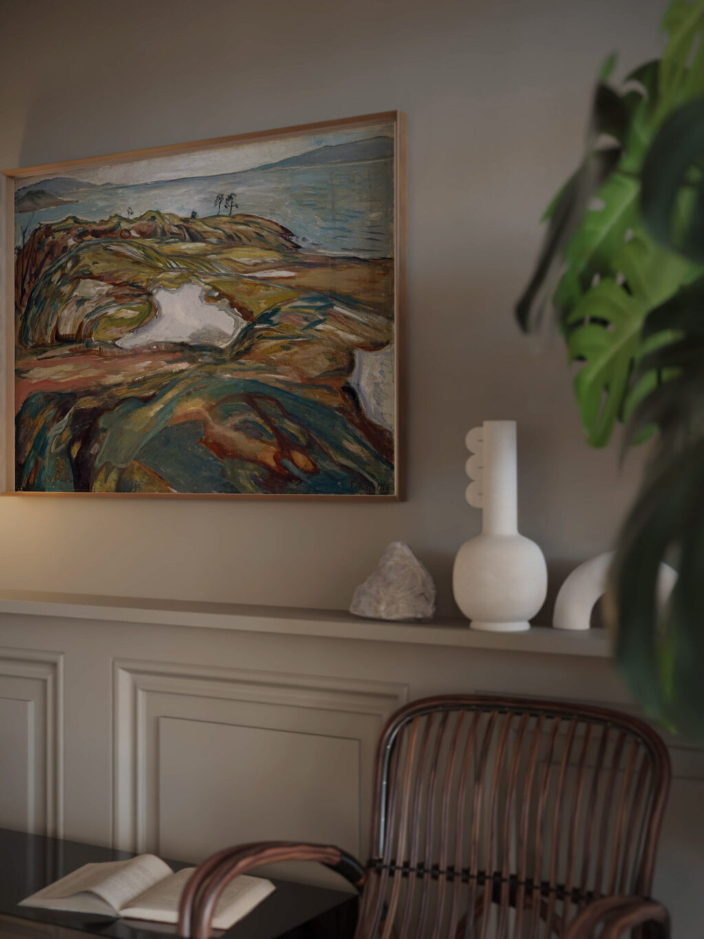 Coastal Landscape 1918 Edvard Munch video mockup