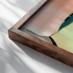 Coconuts 1931 Romuald Kamil Witkowski close up dark wood mockup