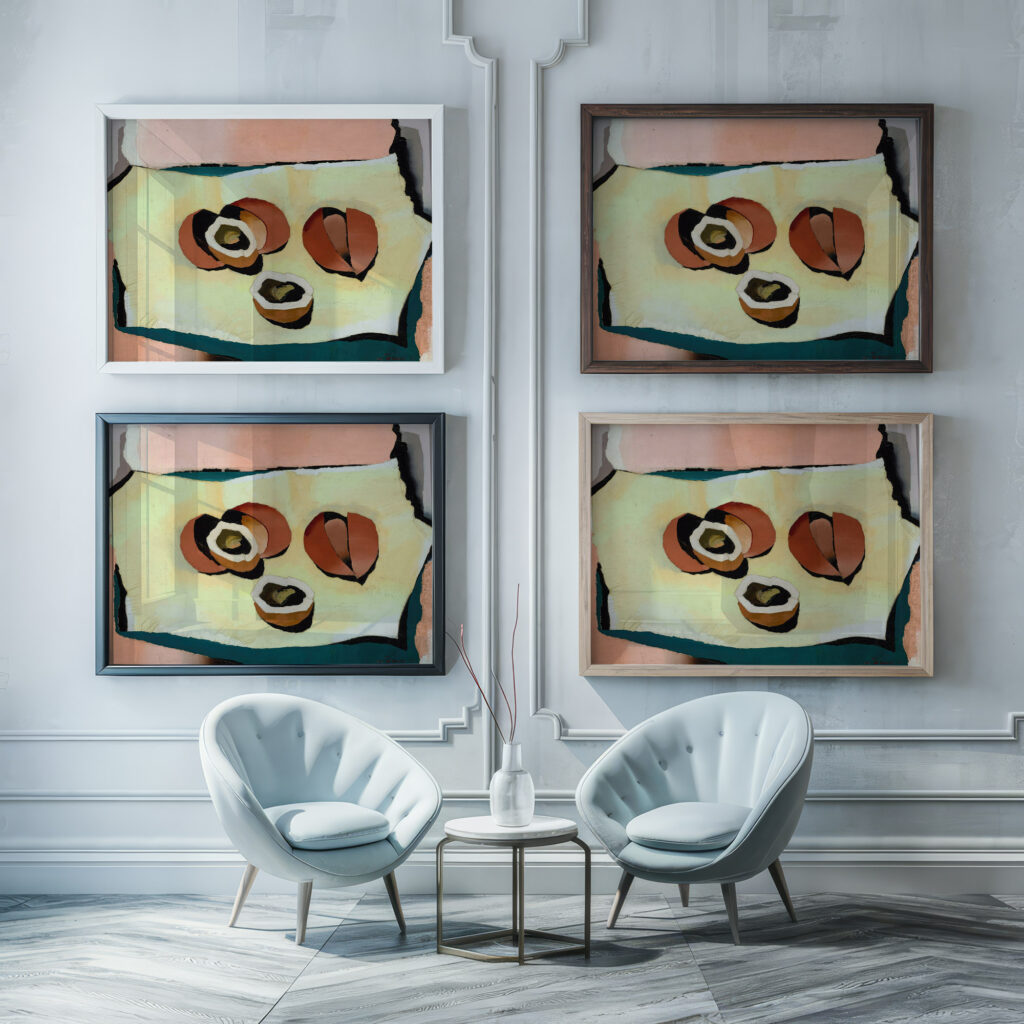 Coconuts 1931 Romuald Kamil Witkowski framed posters mockup