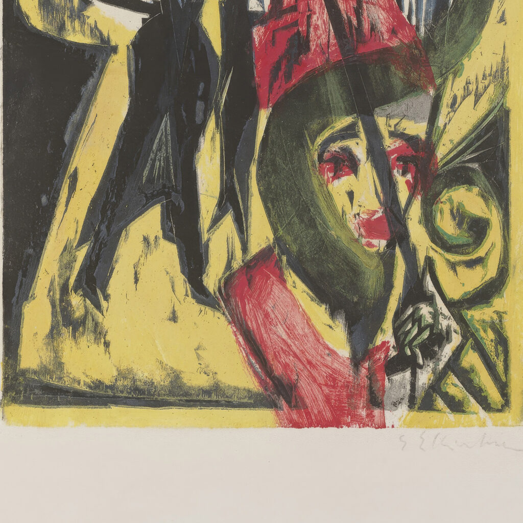 Cocotte on the Street 1915 Ernst Ludwig Kirchner 1 8 mockup