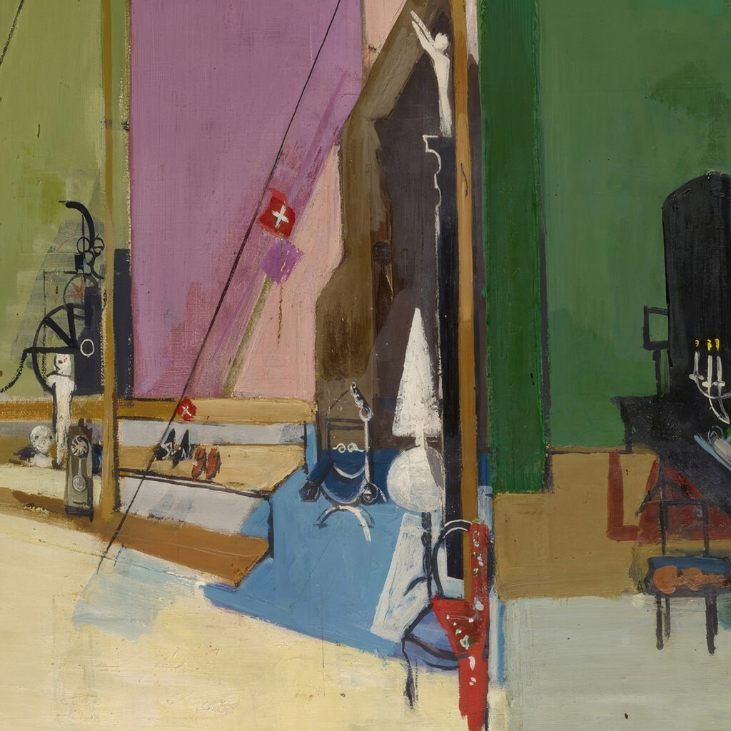 Coherences Study for Wallpainting 1935 Walter Kurt Wiemken 8 mockup