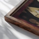 Cold City 1921 Paul Klee close up dark wood mockup