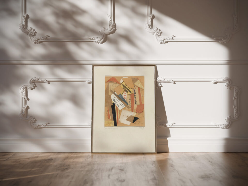 Collage 1937 Kurt Schwitters video mockup