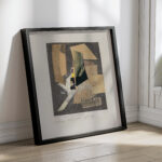 Collage Black Yellow and Ear 1946 Kurt Schwitters 4 mockup