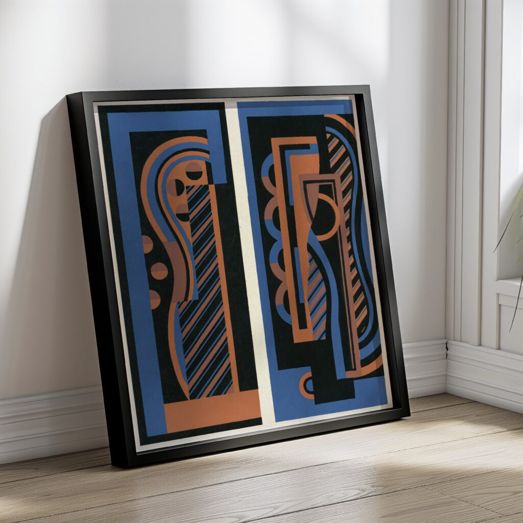 Collection decors et couleurs Pl.01 1930 Georges Valmier 4 mockup