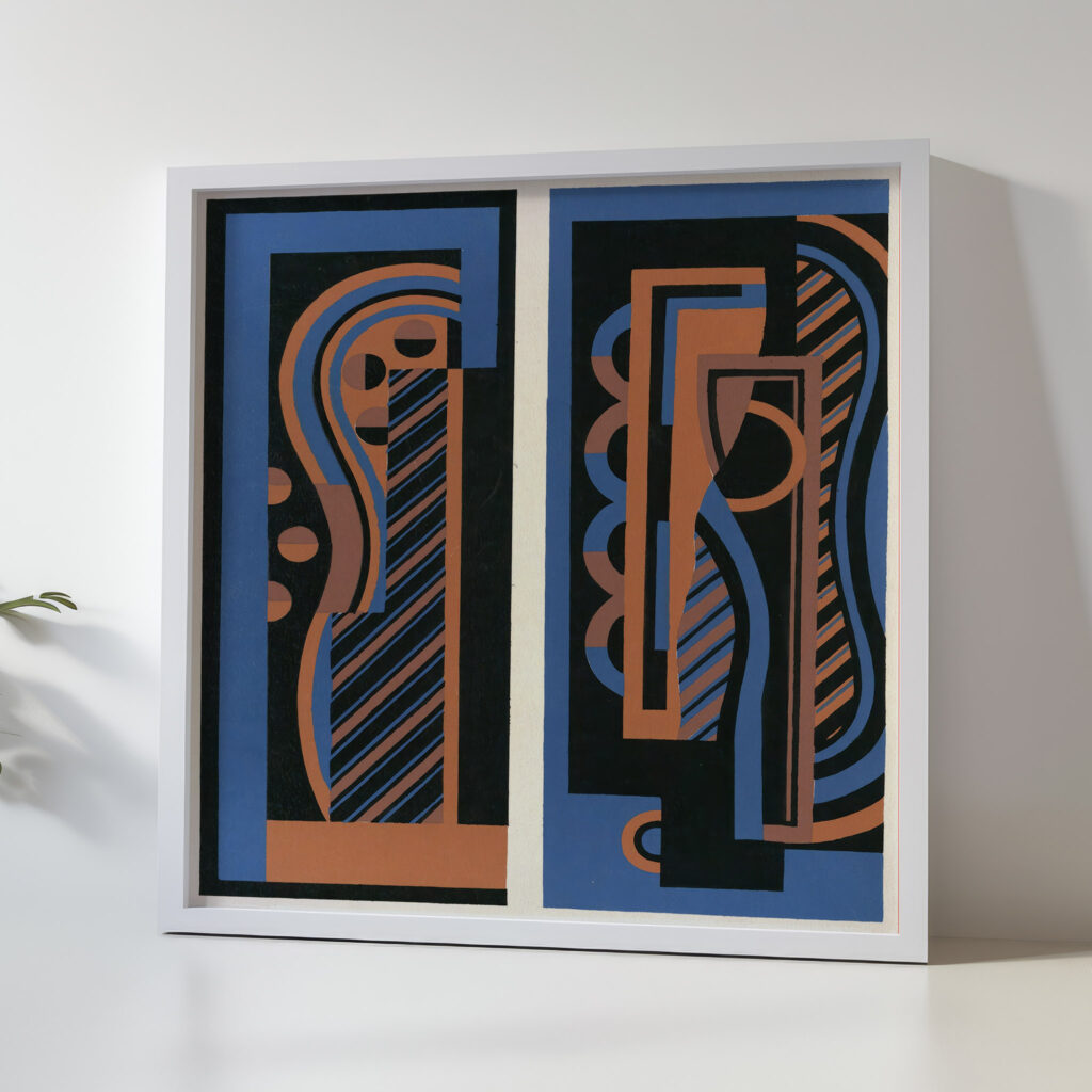 Collection decors et couleurs Pl.01 1930 Georges Valmier 5 mockup