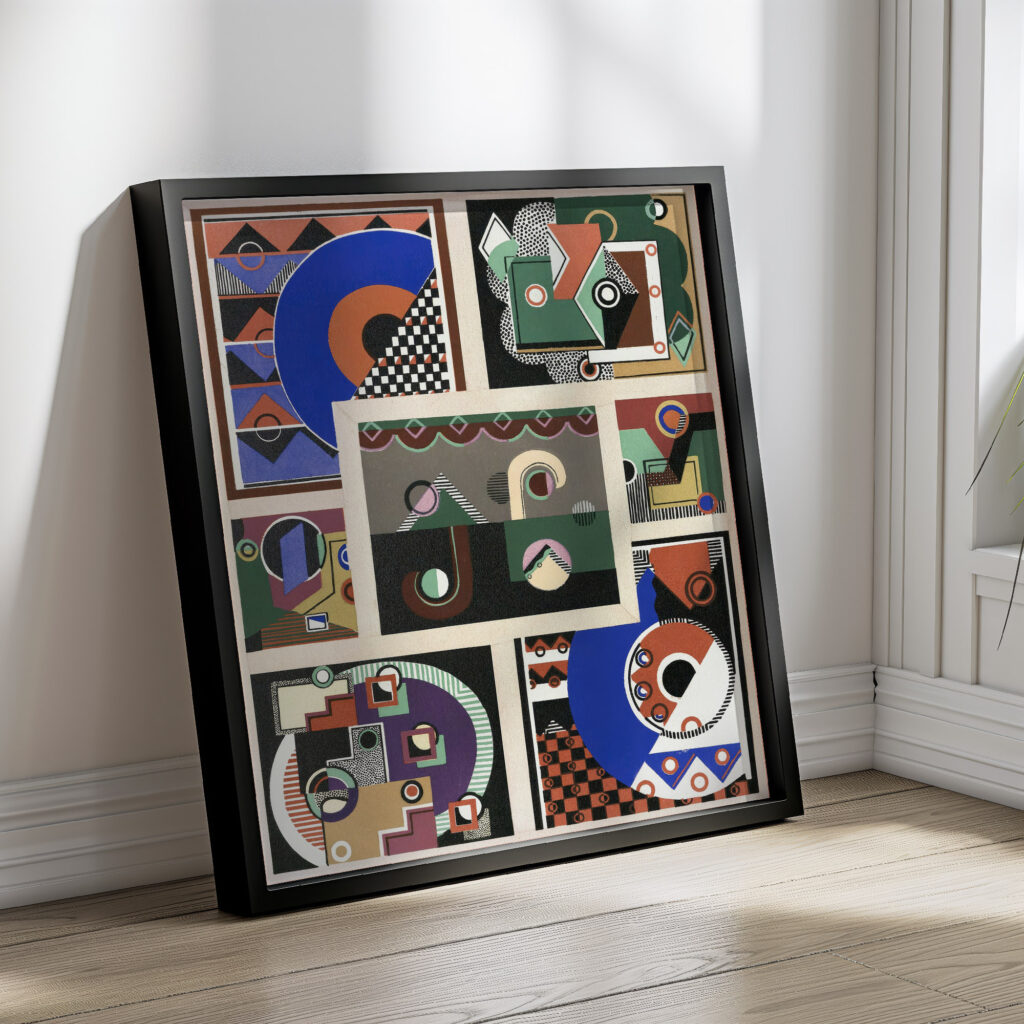 Collection decors et couleurs Pl.02 1930 Georges Valmier 4 mockup