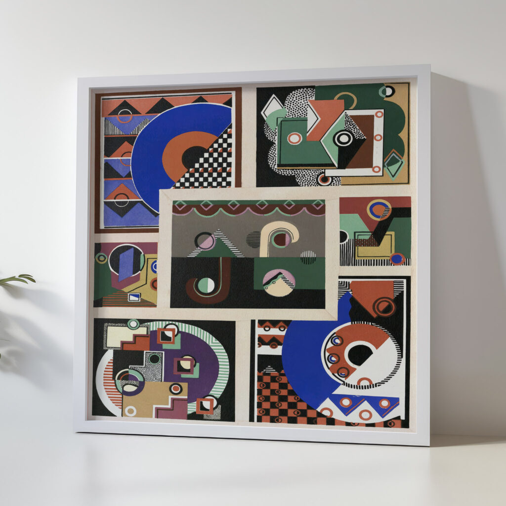 Collection decors et couleurs Pl.02 1930 Georges Valmier 5 mockup