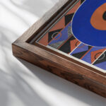 Collection decors et couleurs Pl.02 1930 Georges Valmier close up dark wood mockup