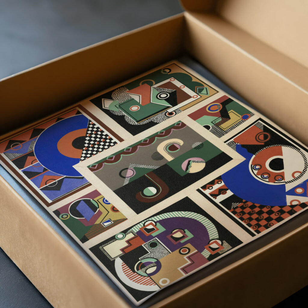 Collection decors et couleurs Pl.02 1930 Georges Valmier video mockup