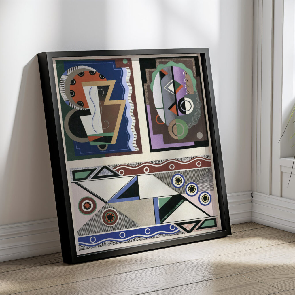 Collection decors et couleurs Pl.07 1930 Georges Valmier 4 mockup