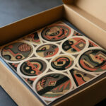 Collection decors et couleurs Pl.12 1930 Georges Valmier video mockup Collection decors et couleurs Pl.12 1930 Georges Valmier video mockup