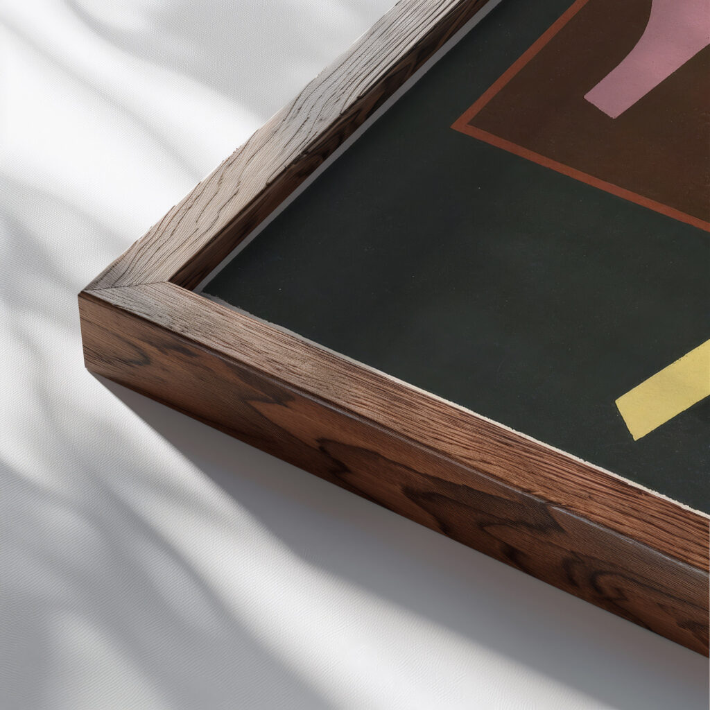 Collection decors et couleurs Pl.13 1930 Georges Valmier close up dark wood mockup