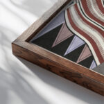 Collection decors et couleurs Pl.14 1930 Georges Valmier close up dark wood mockup