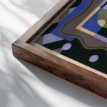 Collection decors et couleurs Pl.15 1930 Georges Valmier close up dark wood mockup