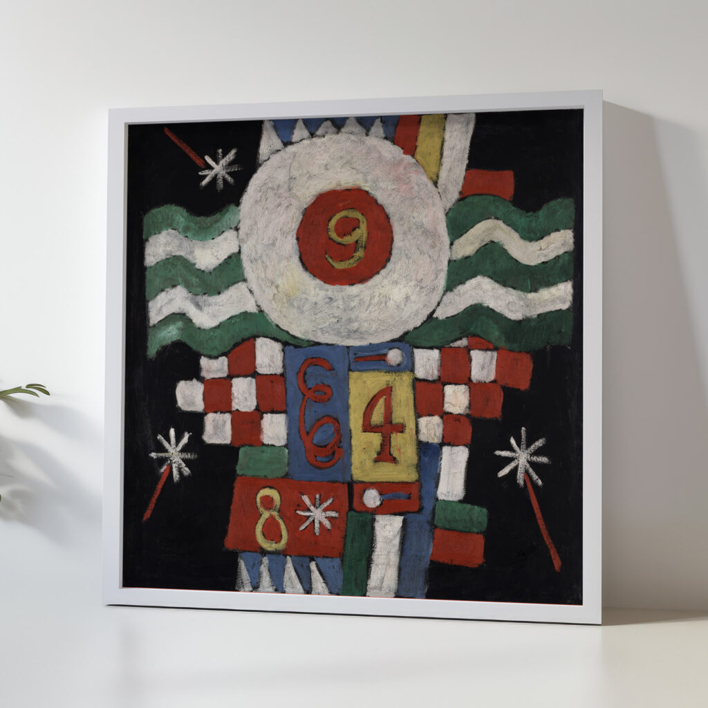 Collection of Numbers Designs and Letters Seen by Me at the Beginning of the War in Berlin–Military in Nature ca. 1915 Marsden Hartley 5 mockup