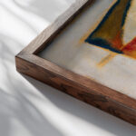 Color Construction 1919 Georgy Stenberg close up dark wood mockup