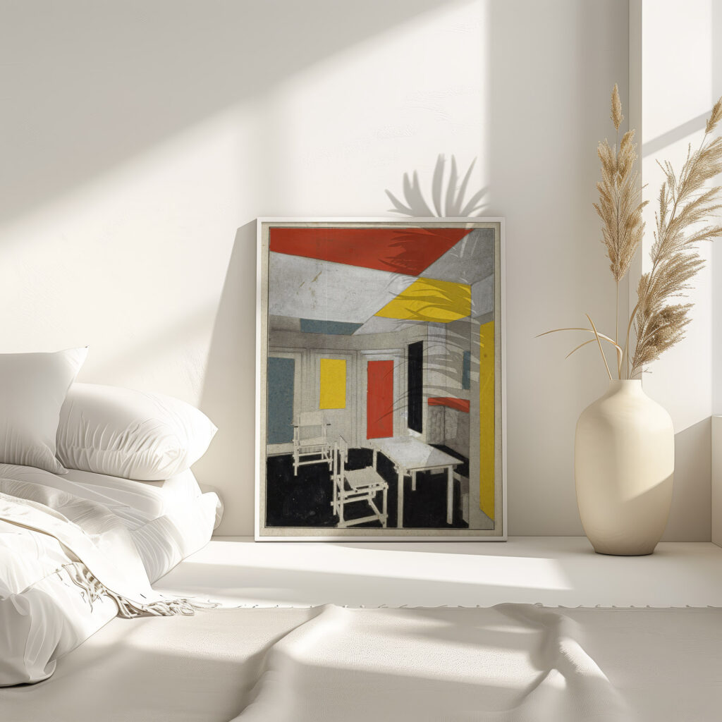 Colour solution 1920 c. 1929 Theo van Doesburg 4 mockup