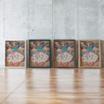 Columbine circa 1925 Louis Valtat framed posters mockup