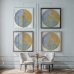 Compositie from 1914 until 1916 Jules Schmalzigaug 1 framed posters mockup