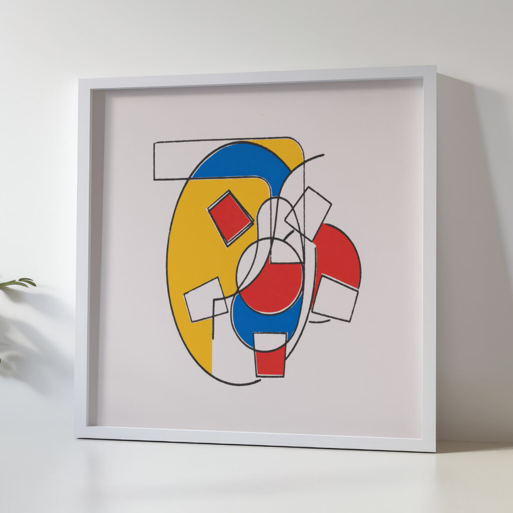 Compositie met ovaal en rechthoeken 2009 Unknown 5 mockup