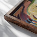 Composition 1915 Albert Gleizes 1 close up dark wood mockup