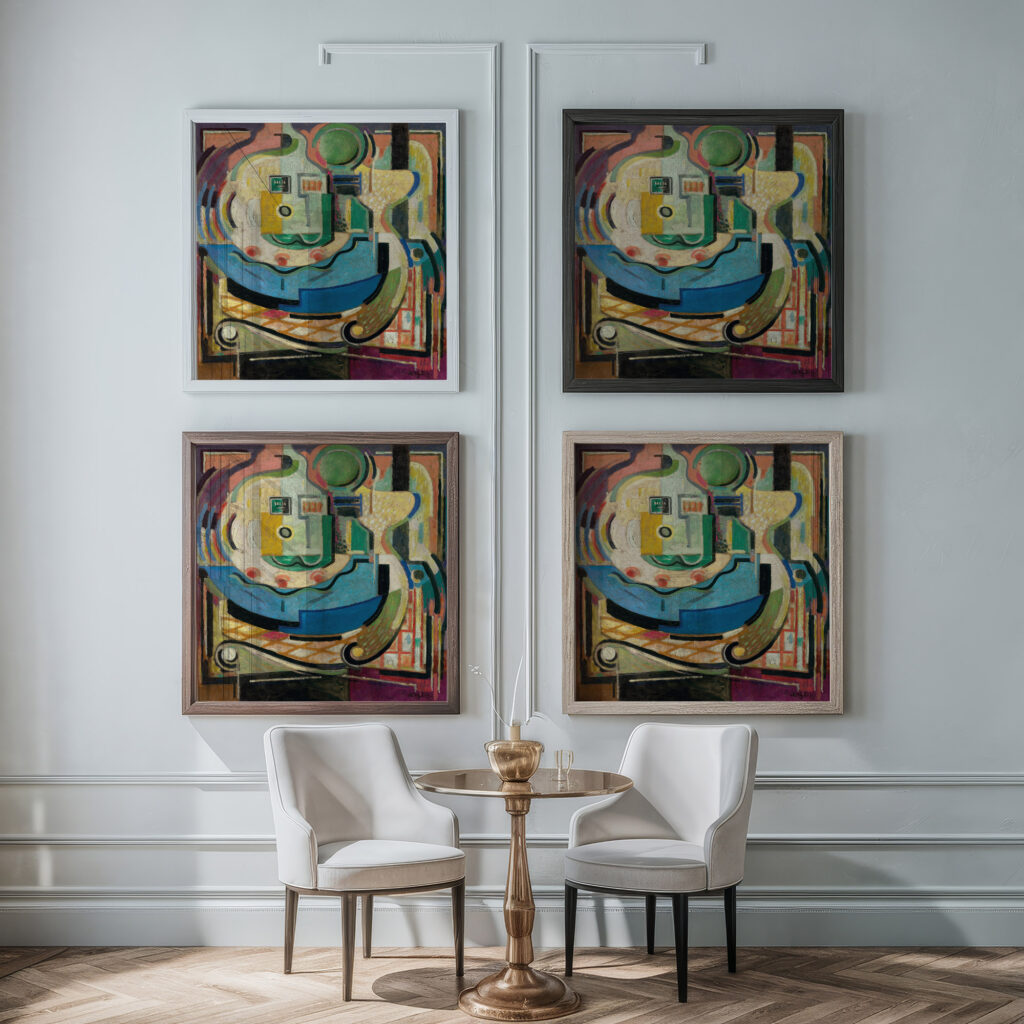 Composition 1915 Albert Gleizes 1 framed posters mockup