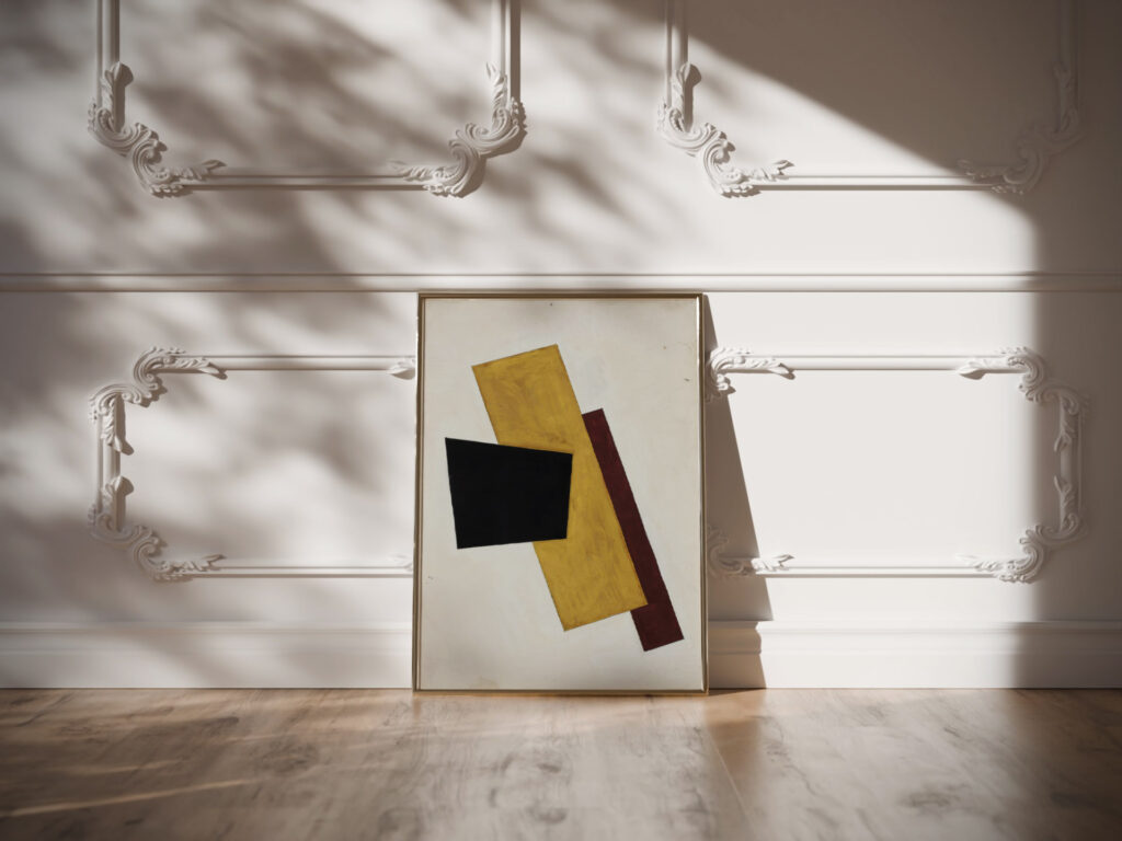 Composition 1917 Lyubov Popova video mockup Composition 1917 Lyubov Popova video mockup