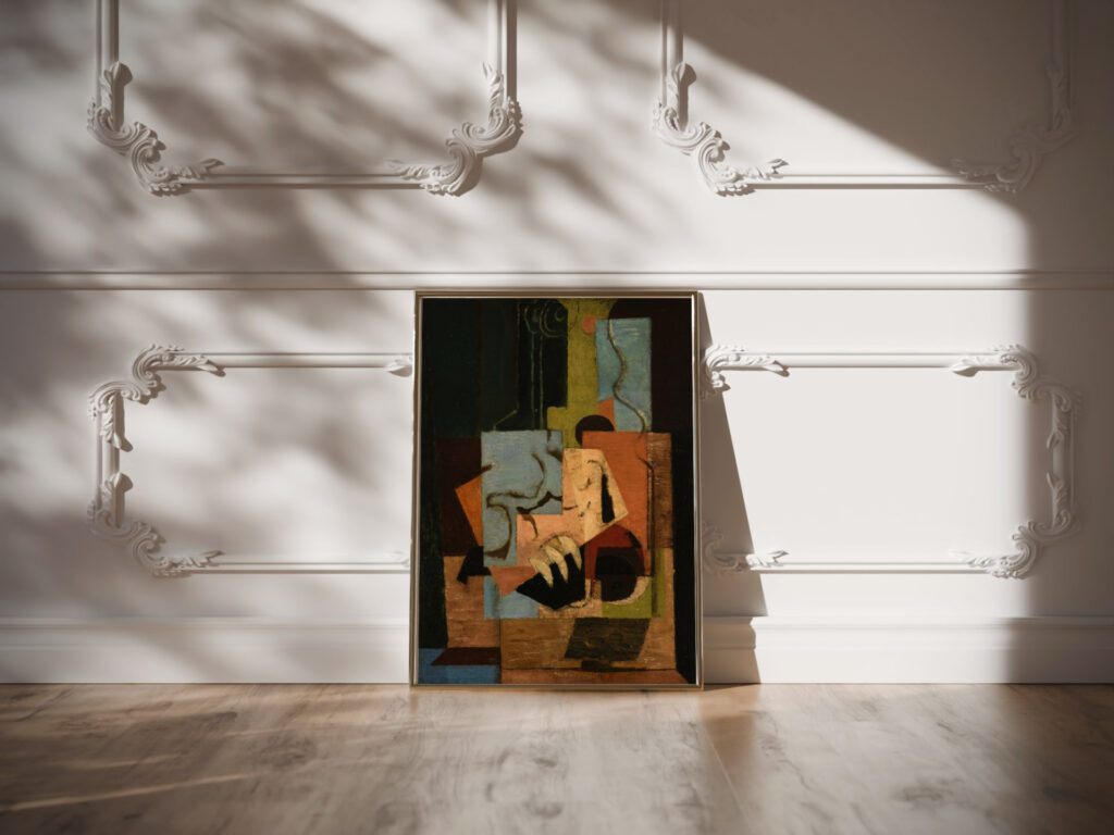 Composition 1919 Louis Marcoussis video mockup