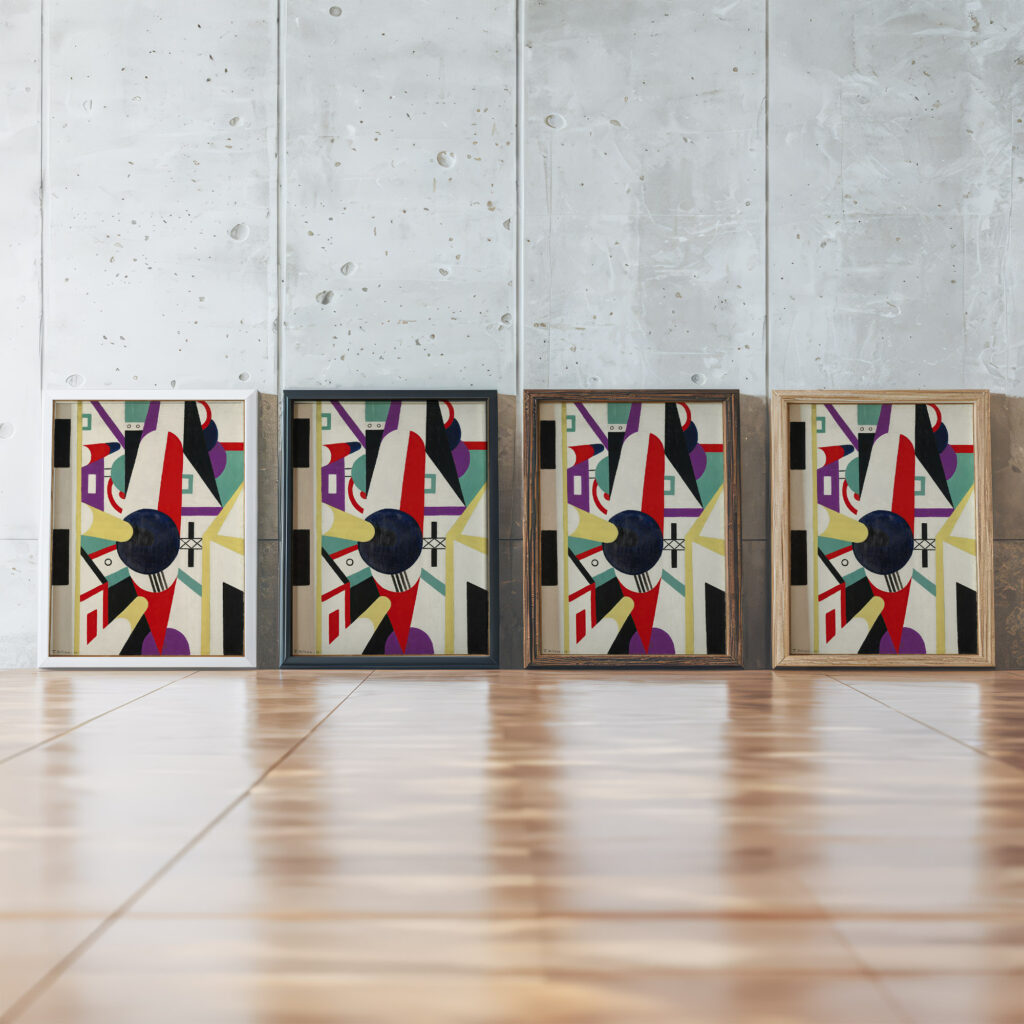 Composition 1920 Thorvald Hellesen framed posters mockup Composition 1920 Thorvald Hellesen framed posters mockup