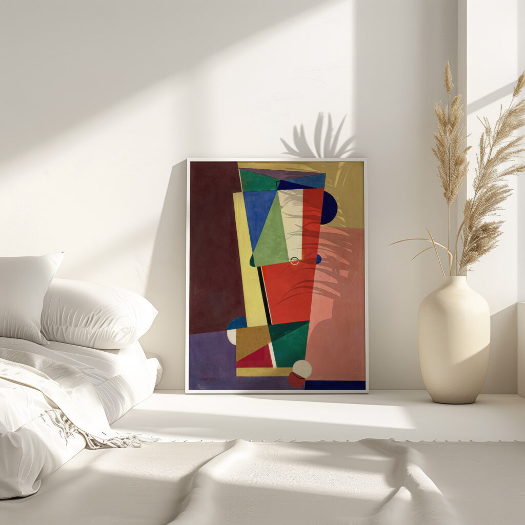 Composition 1921 Georges Valmier 1 4 mockup Composition 1921 Georges Valmier 1 4 mockup