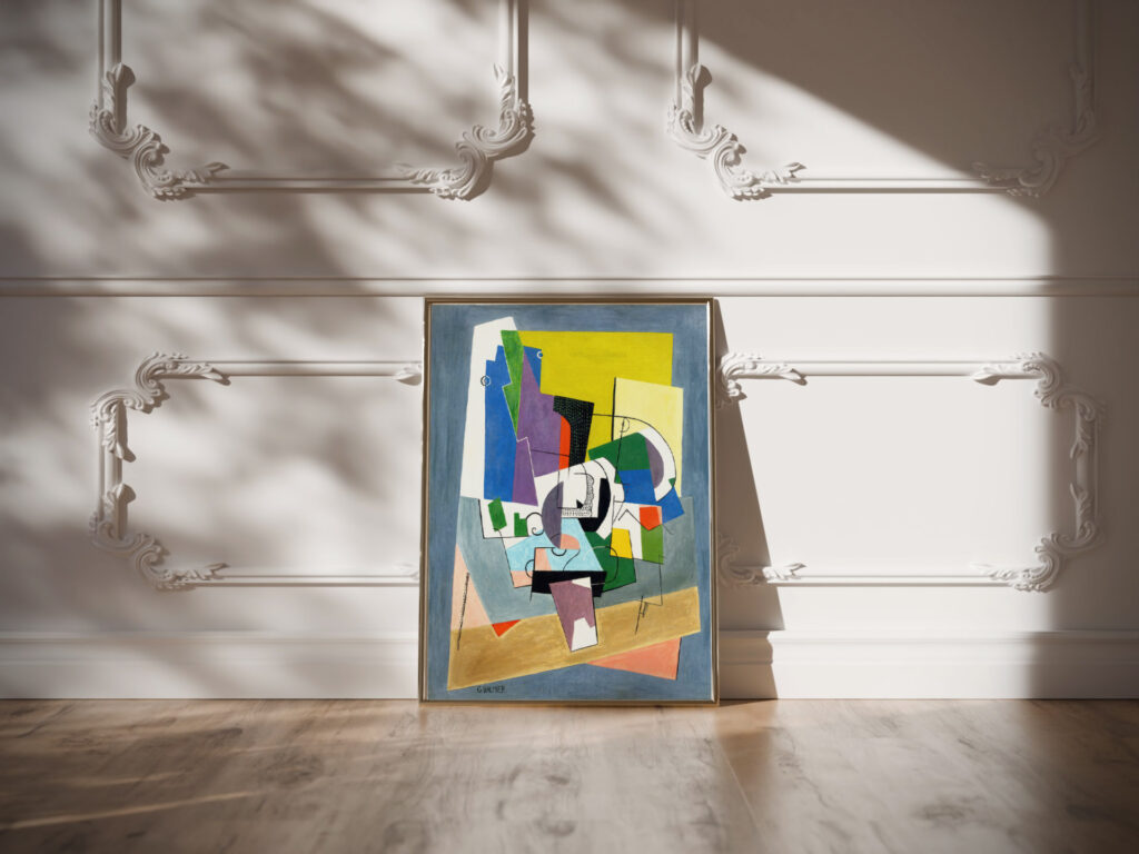 Composition 1921 Georges Valmier video mockup