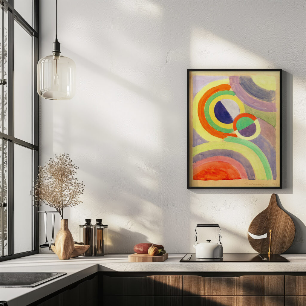 Composition 1930 Robert Delaunay 6 mockup