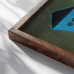 Composition 1946 Ole Kandelin 1 close up dark wood mockup