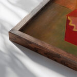 Composition 1946 Ole Kandelin 2 close up dark wood mockup