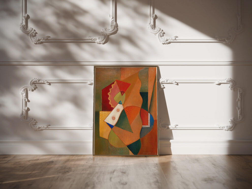 Composition 1946 Ole Kandelin 2 video mockup