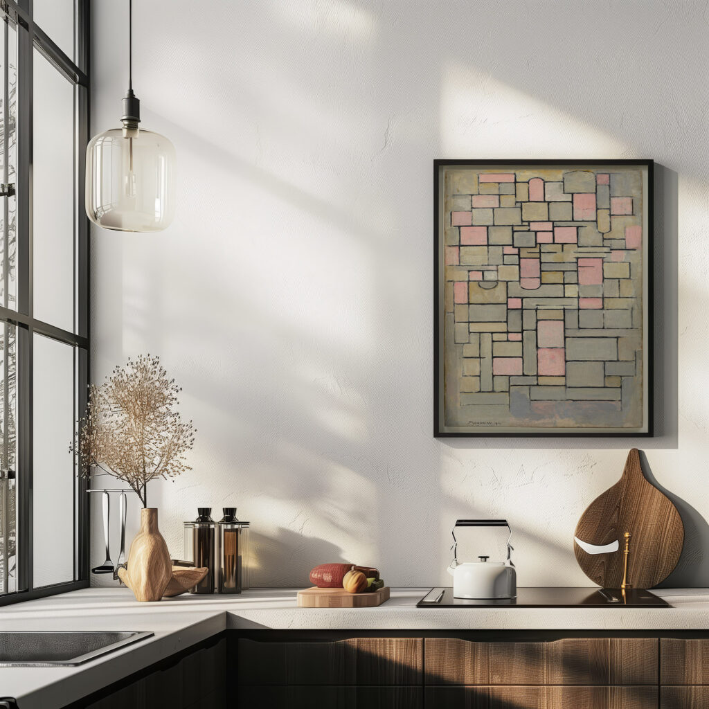 Composition 8 1914 Piet Mondrian 6 mockup