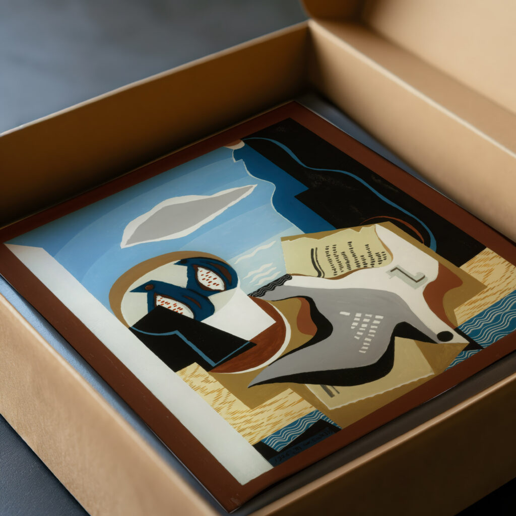 Composition A Loiseau Louis Marcoussis video mockup