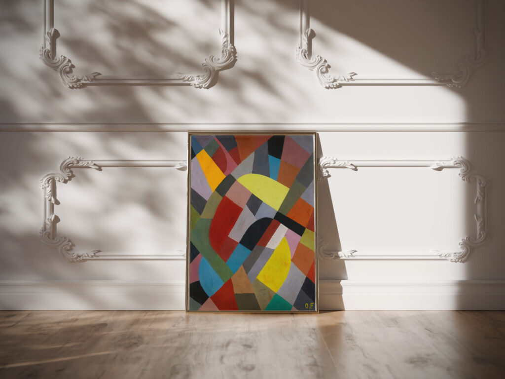 Composition Abstraite 1936 38 Otto Freundlich video mockup Composition Abstraite 1936 38 Otto Freundlich video mockup