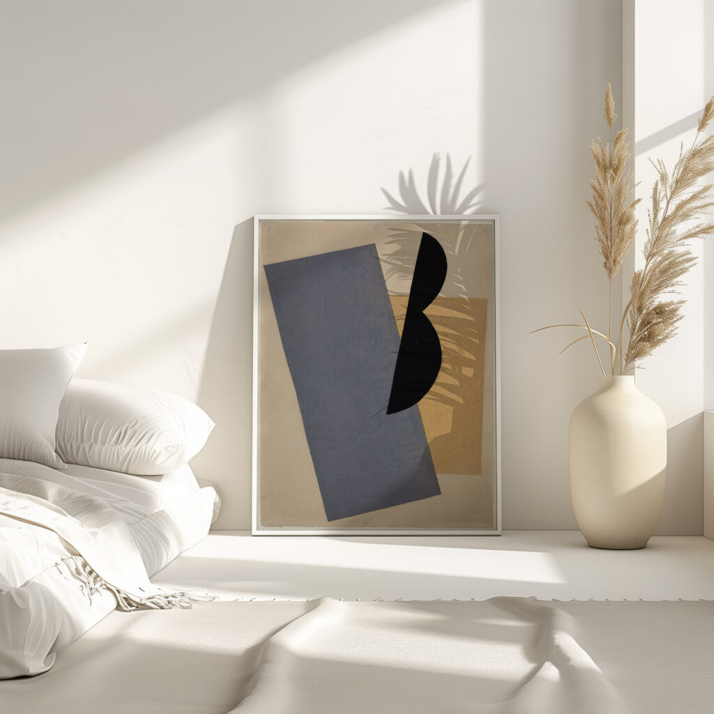 Composition Blue Yellow Black 1920 El Lissitzky 4 mockup