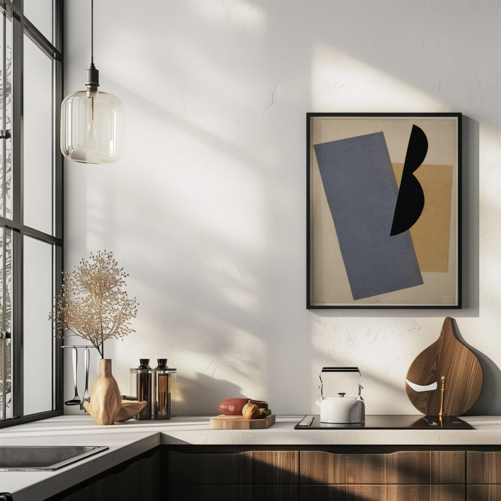 Composition Blue Yellow Black 1920 El Lissitzky 6 mockup